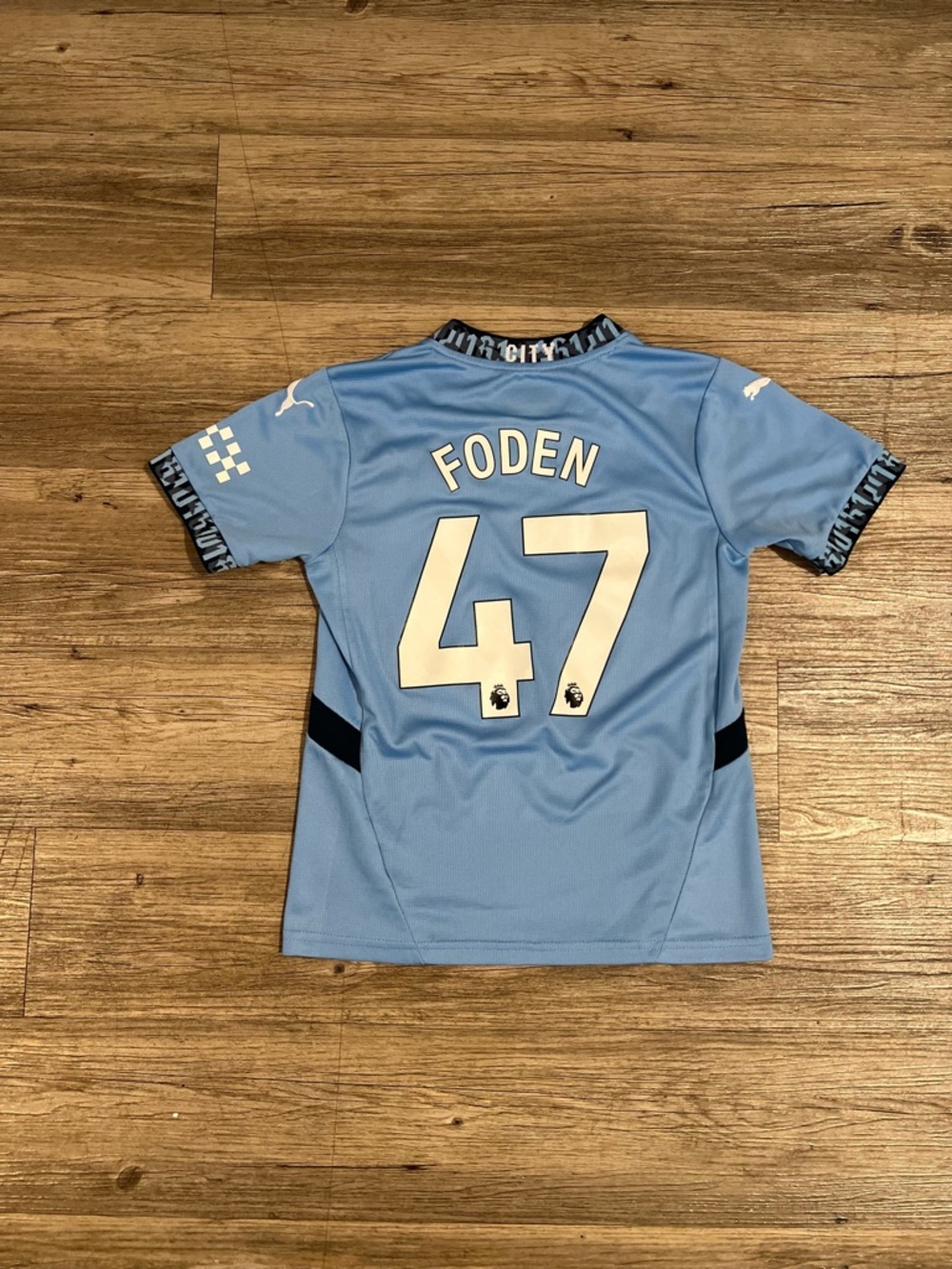Puma Kids Authentic Phil Foden Manchester City 2024/25 Home Soccer Jersey